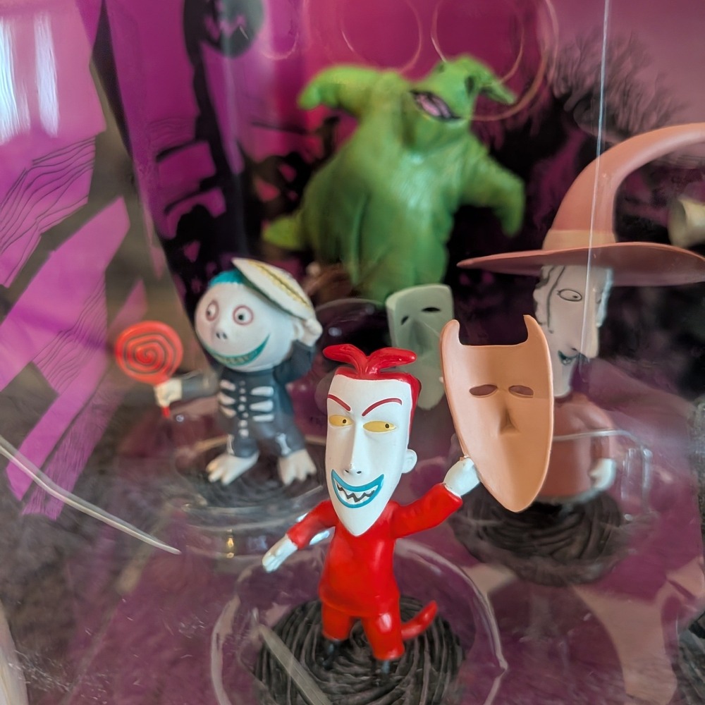 Disney The Nightmare Before Christmas Deluxe 9 Piece Figurine Set Jack Sally - Picture 4 of 9